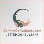 CommsConsultants.com Badge 1 (Gray)